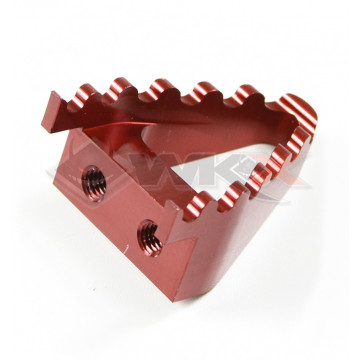 Embout pédale de frein aluminium ROUGE