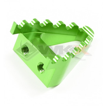 Embout pédale de frein aluminium VERT