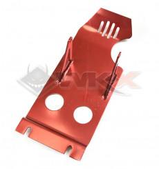 Piece Sabot moteur aluminium ROUGE de Pit Bike et Dirt Bike