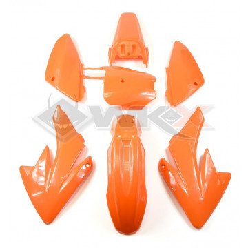 Kit plastique type CRF 70 ORANGE