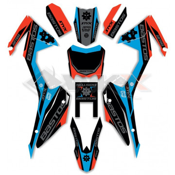 Kit décoration BASTOS BIKE BSC CRF110 édition 2019