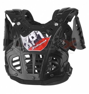Piece Plastron enfant POLISPORT XP1 NOIR de Pit Bike et Dirt Bike Piece Plastron enfant POLISPORT XP1 NOIR de Pit Bike et Dirt Bike