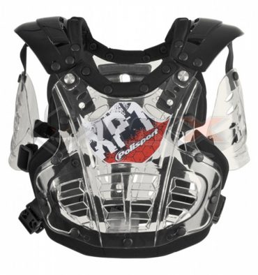 Piece Plastron enfant POLISPORT XP1 TRANSPARENT de Pit Bike et Dirt Bike Piece Plastron enfant POLISPORT XP1 TRANSPARENT de Pit Bike et Dirt Bike
