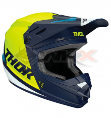 Piece Casque THOR Sector taille M JAUNE / BLEU de Pit Bike et Dirt Bike