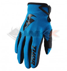 Piece Gants enfant THOR Sector taille YS BLEU de Pit Bike et Dirt Bike