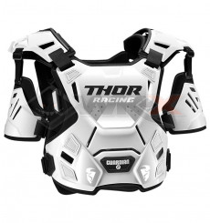 Piece Plastron enfant THOR Guardian taille S/M BLANC de Pit Bike et Dirt Bike