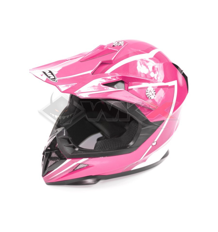 Casque enfant Noir, taille yl, de chez Yema pour quad et moto