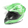 Piece Casque enfant YEMA taille YS VERT de Pit Bike et Dirt Bike