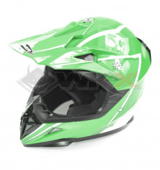 Piece Casque enfant YEMA taille YS VERT de Pit Bike et Dirt Bike