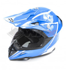 Piece Casque enfant YEMA taille YS BLEU de Pit Bike et Dirt Bike