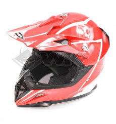 Piece Casque YEMA taille XS ROUGE de Pit Bike et Dirt Bike