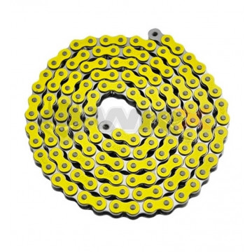 Chaine de transmission TECNIUM 420 JAUNE 140 maillons