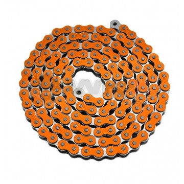 Chaine de transmission TECNIUM 420 ORANGE 140 maillons