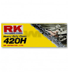 Piece Chaine de transmission 420 TAKASAGO RK 120 maillons de Pit Bike et Dirt Bike
