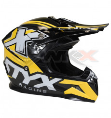 Piece Casque STYX RACING taille M JAUNE de Pit Bike et Dirt Bike