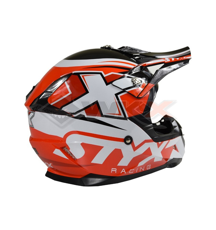 Casque cross STYX RACING ROUGE taille L