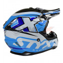 Casque enfant STYX RACING taille YL BLEU