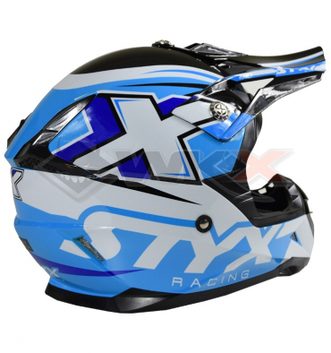 Casque STYX RACING taille XS BLEU