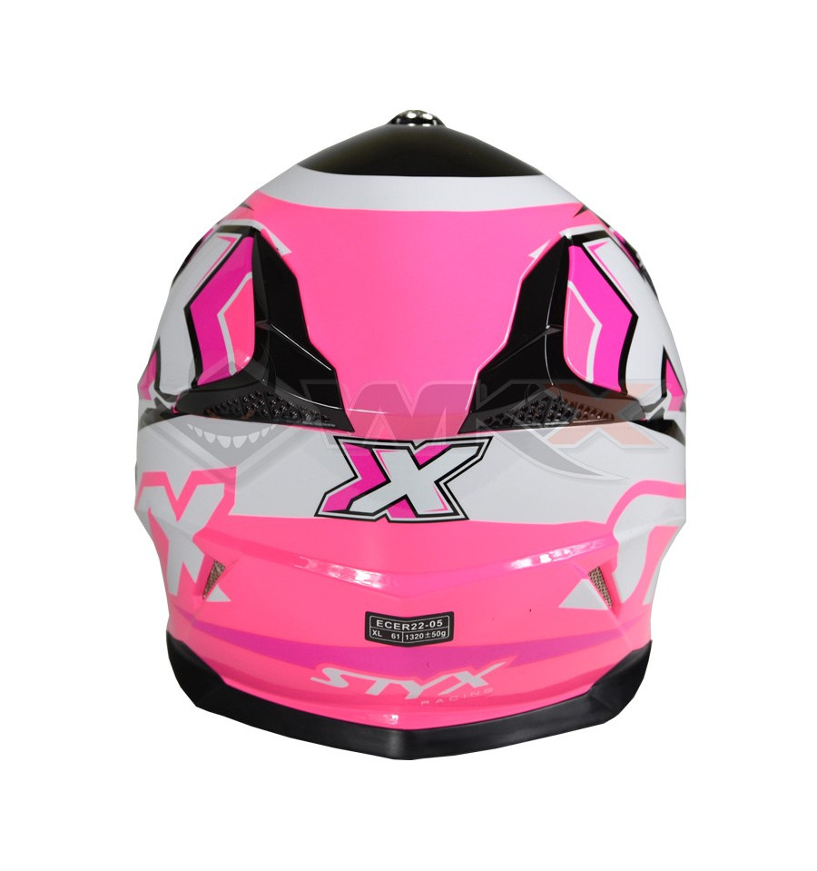 Casque Cross STYX Racing Rose