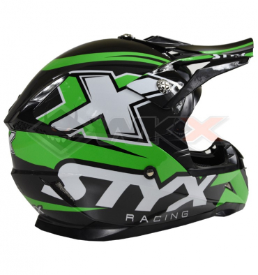 Casque enfant STYX RACING taille YM VERT