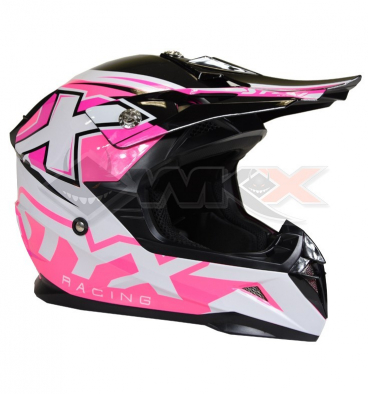 Piece Casque enfant STYX RACING taille YL ROSE de Pit Bike et Dirt Bike