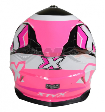 Casque enfant STYX RACING taille YM ROSE