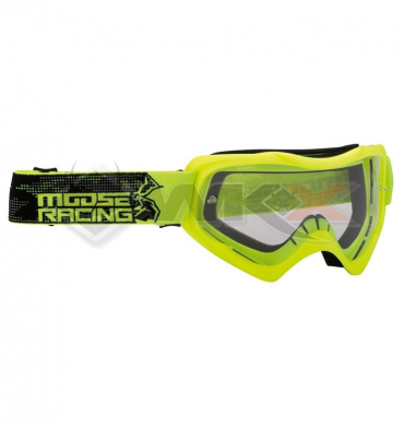 Piece Masque enfant MOOSE Qualifier Slash JAUNE de Pit Bike et Dirt Bike Piece Masque enfant MOOSE Qualifier Slash JAUNE de Pit Bike et Dirt Bike