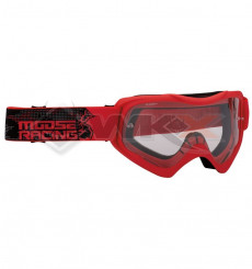 Piece Masque enfant MOOSE Qualifier Slash ROUGE de Pit Bike et Dirt Bike