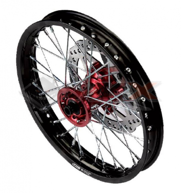 Piece Jante avant aluminium YCF 1.4x14' ROUGE de Pit Bike et Dirt Bike