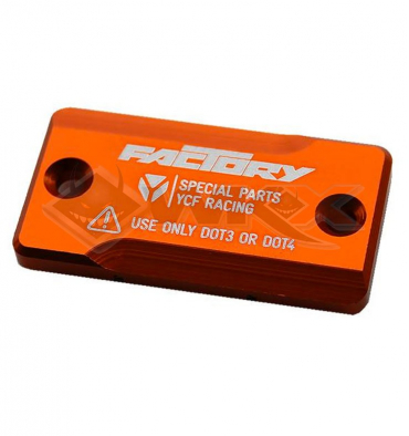 Piece Capot maitre cylindre avant EVO YCF FACTORY ORANGE de Pit Bike et Dirt Bike