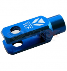 Chape maitre cylindre arrière EVO YCF FACTORY BLEU
