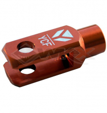 Chape maitre cylindre arrière EVO YCF FACTORY ORANGE