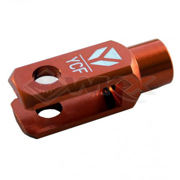 Chape maitre cylindre arrière EVO YCF FACTORY ORANGE