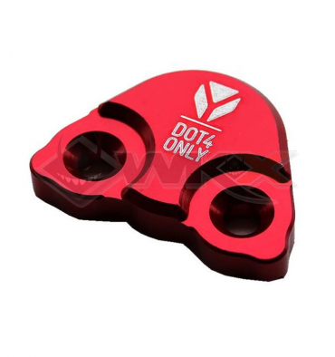 Piece Capot maitre cylindre arrière EVO YCF FACTORY ROUGE de Pit Bike et Dirt Bike