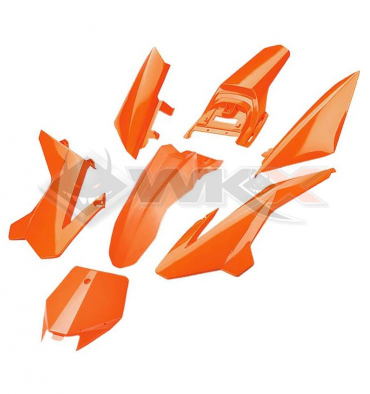 Piece Kit plastique YCF 50 (édition 2020) ORANGE de Pit Bike et Dirt Bike