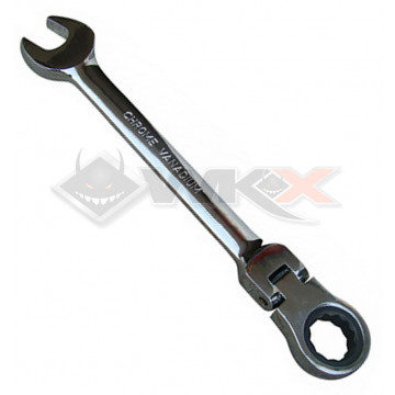 Clé plate articulée à cliquet YCF 12mm