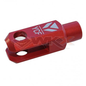 Chape maitre cylindre arrière EVO YCF FACTORY ROUGE