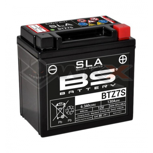 Piece Batterie BTZ7S-BS YCF BIGY 190ZE de Pit Bike et Dirt Bike