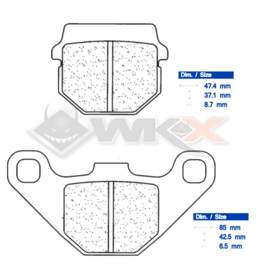 Plaquettes de frein CL BRAKES 2469MX10