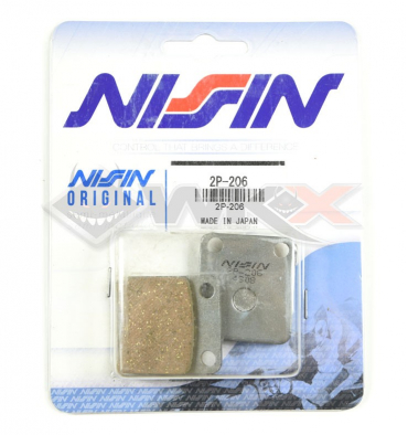 Piece Plaquettes de frein NISSIN 2P-206SS de Pit Bike et Dirt Bike