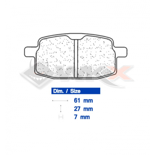 Plaquettes de frein CL BRAKES 2696S4