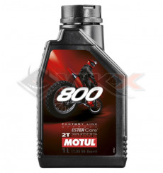 Piece Huile moteur MOTUL 800 2T FACTORY LINE OFF ROAD RACING 1 Litre de Pit Bike et Dirt Bike