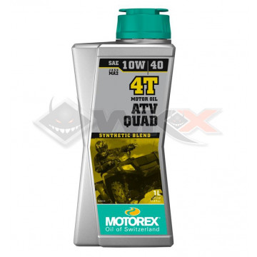 Huile moteur MOTOREX QUAD ATV 10W40 4T 1 Litre