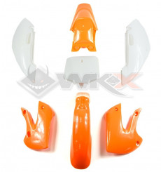 Piece Kit plastique KLX ORANGE de Pit Bike et Dirt Bike