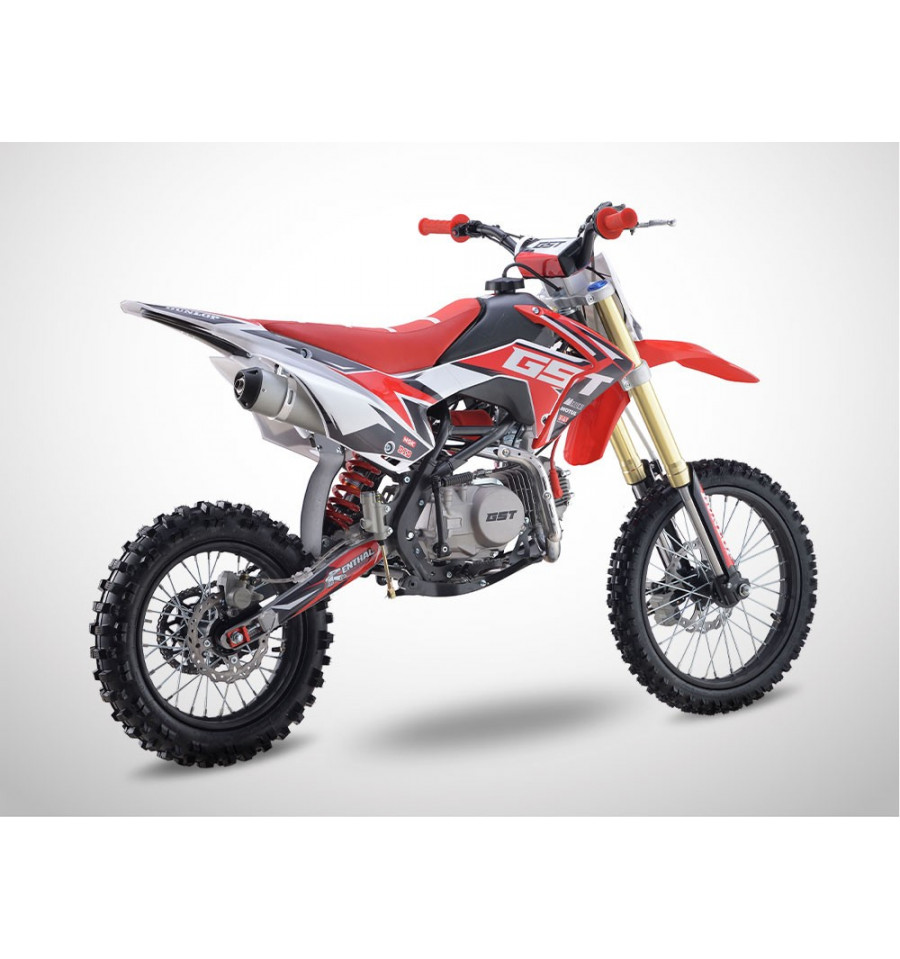 14/12 Pit Bike GUNSHOT 140 FX Moto Dirt Bike 140 Rouge 2022 