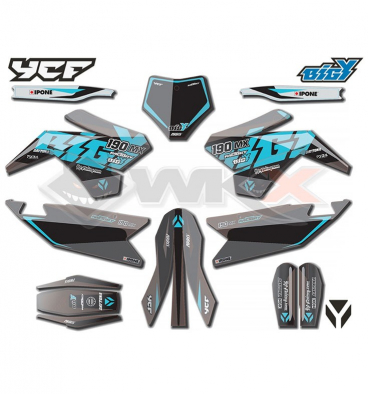 Piece Kit décoration BIGY FACTORY FD 190 MX DAYTONA 2021 de Pit Bike et Dirt Bike