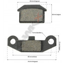Plaquettes de frein modèle 9 - 04111 pour quad 110 et quad 125