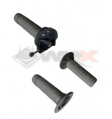 Poignée de gaz avec tirage rapide avec paire de poignée grise YCF