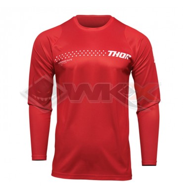 Piece Maillot THOR SECTOR MINIMAL RED taille XL de Pit Bike et Dirt Bike