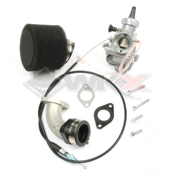 Kit carburateur MIKUNI VM 24 Taiwan + pipe souple + câble + joint + filtre